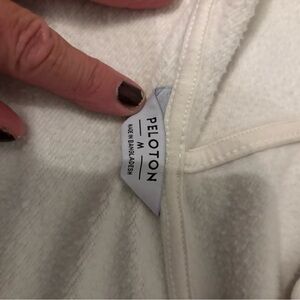 Peloton Cream Fleece Apparel